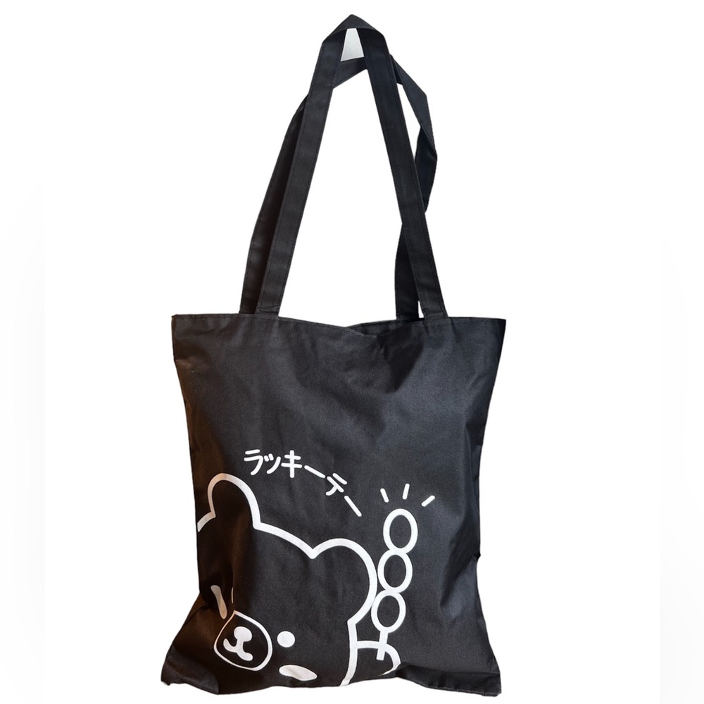 Cartoon Canvas Shoulder Bag Fashion Zipper Large.